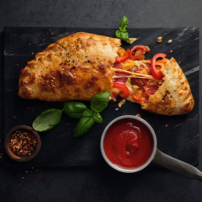 Chillies & Cream Glasgow Spicy Chicken Calzone